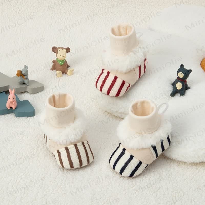 Baby Striped Socks Shoes - image 1