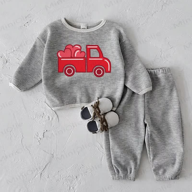 Baby Love Truck Grey 2-piece Set - Grey - 2-3T - image 1