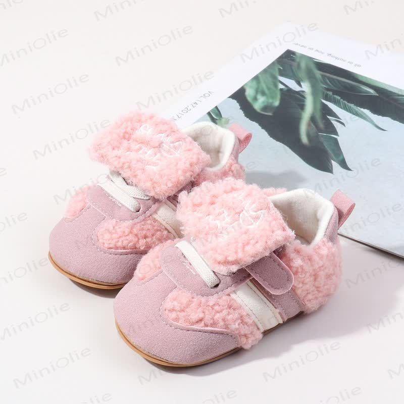 Baby Fleece Lined Sneakers - Pink - 7C - image 2