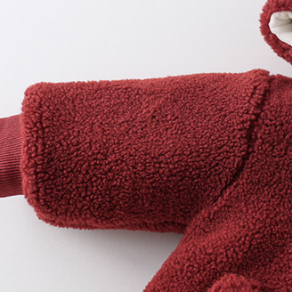 Baby Fleece Demon Hooded Romper - image 6