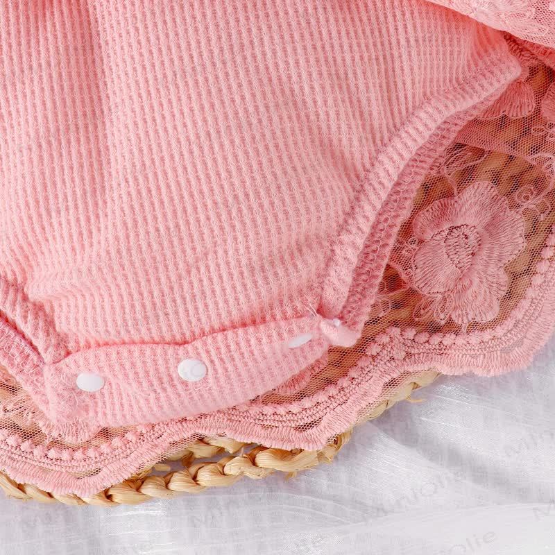 Baby Girl Bow Flower Mesh Dress - image 12