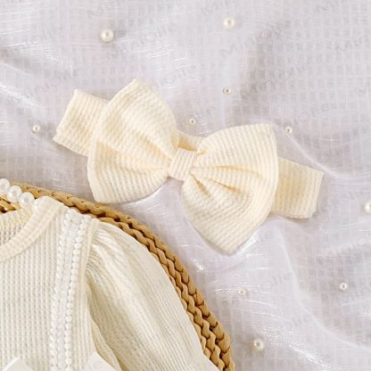 Baby Girl Bow Flower Mesh Dress - image 15