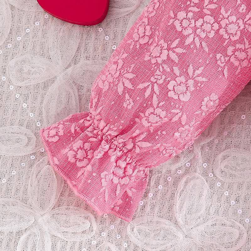 Baby Toddler Girl Love Bow Flower Dress - image 9