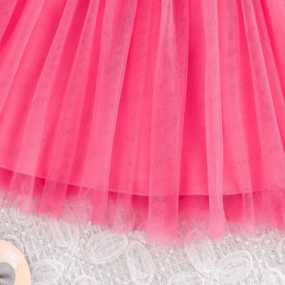 Baby Toddler Girl Love Bow Flower Dress - image 12