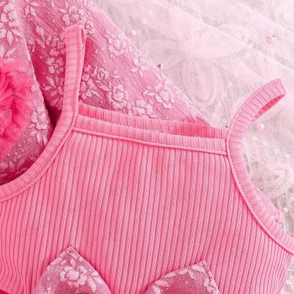 Baby Toddler Girl Love Bow Flower Dress - image 10