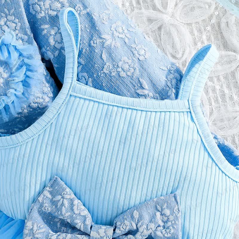 Baby Toddler Girl Love Bow Flower Dress - image 16