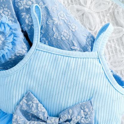 Baby Toddler Girl Love Bow Flower Dress - image 16