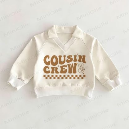 COUSIN CREW Baby White Polo Top - White - 2-3T - image 1