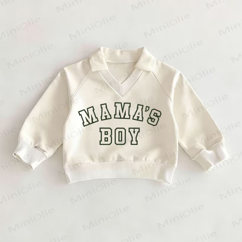 MAMA'S BOY Baby White Polo Top - White - 2-3T - image 1