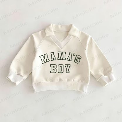 MAMA'S BOY Baby White Polo Top - White - 2-3T - image 1