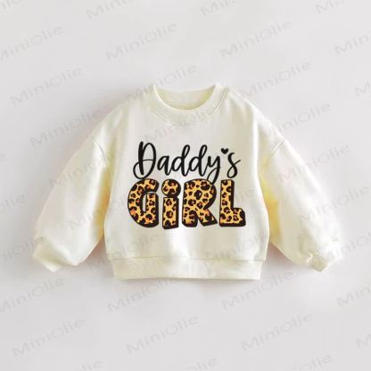  DADDY'S GIRL Baby Toddler Sweatshirt - Cream - 3-5T - image 1