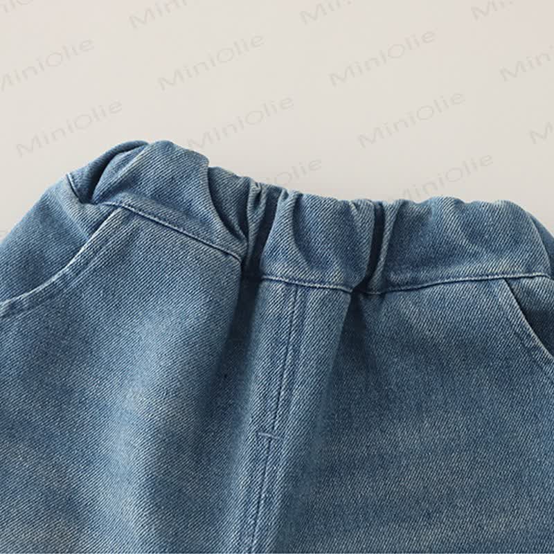 Baby Toddler Boy Dog Plaid Denim 2-piece Set - image 19