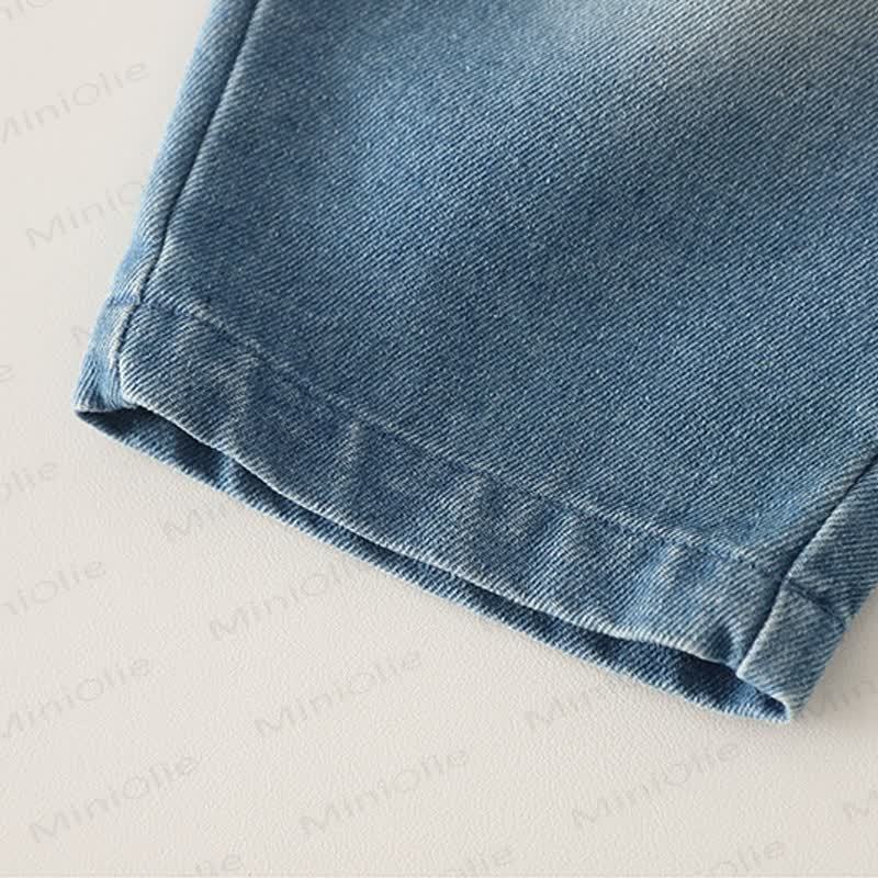 Baby Toddler Boy Dog Plaid Denim 2-piece Set - image 21