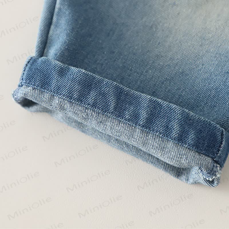 Baby Toddler Boy Dog Plaid Denim 2-piece Set - image 22