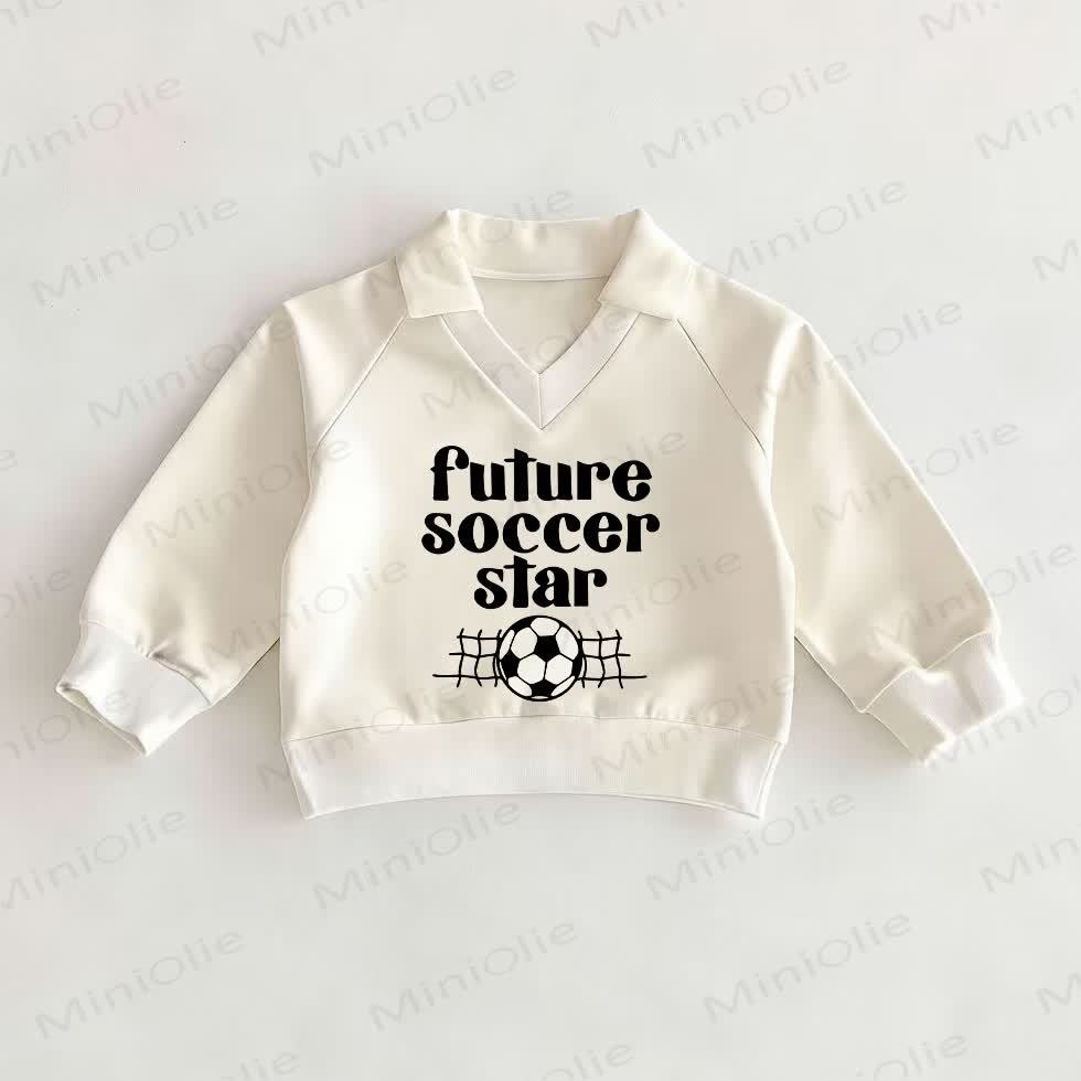 FUTURE SOCCER STAR Baby White Polo Top - White - 2-3T - image 1