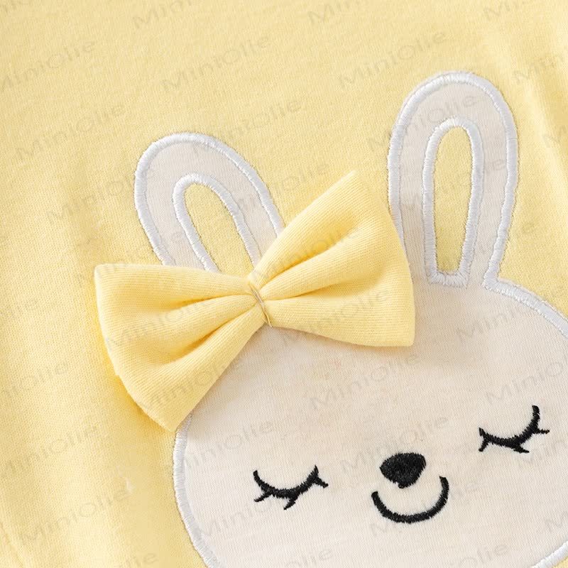 Baby Bunny Bow Romper - image 3