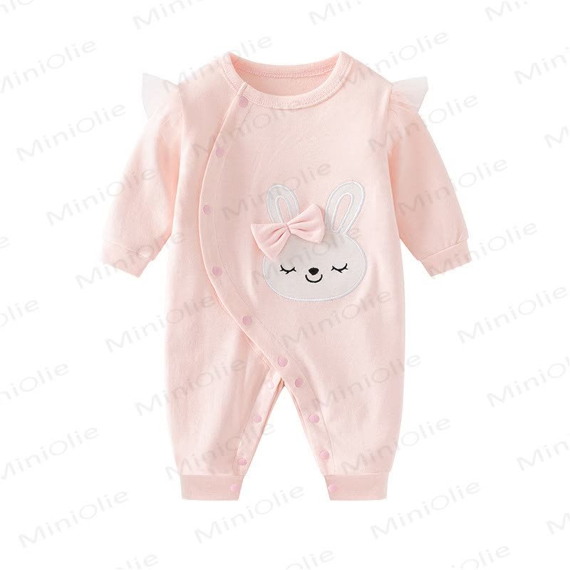 Baby Bunny Bow Romper - Pink - 18-24M - image 1