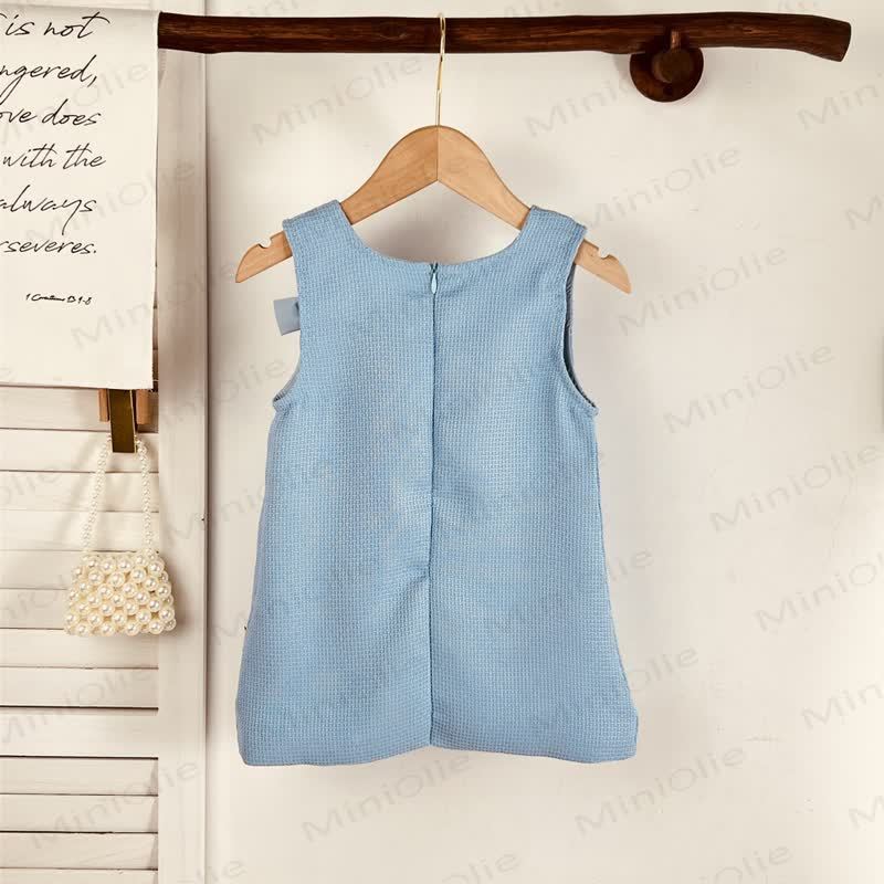 Baby Toddler Girl Bow Solid Color Dress/Top - image 6