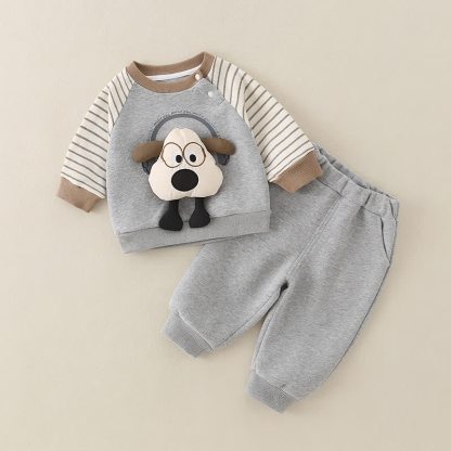 Baby Toddler Boy Animal 2-piece Set - image 2