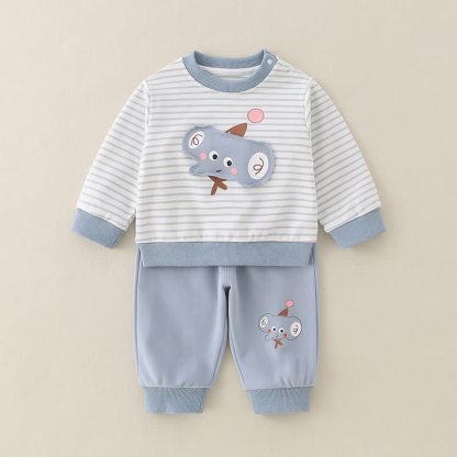 Baby Toddler Boy Animal 2-piece Set - Blue Elephant - 3-5T - image 7