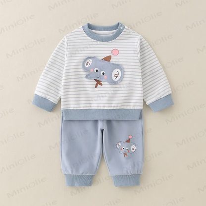 Baby Toddler Boy Animal 2-piece Set - Blue Elephant - 3-5T - image 7