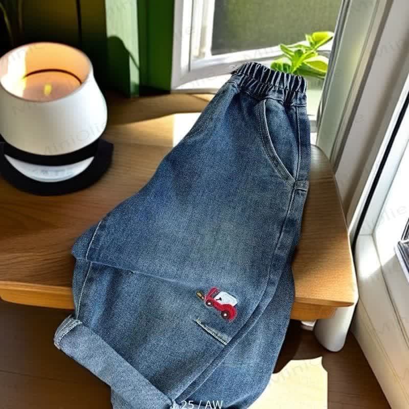 Baby Toddler Denim Car Pants - image 5