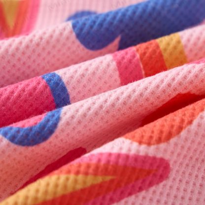 Baby Star Flower Pink Waffle 2-piece Set - image 7