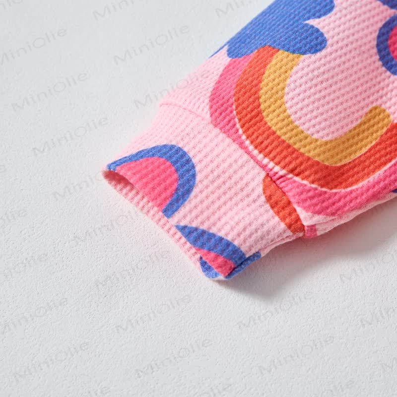 Baby Star Flower Pink Waffle 2-piece Set - image 4