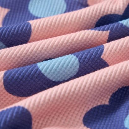 Baby Pink Waffle 2-piece Blue Floral Set - image 7