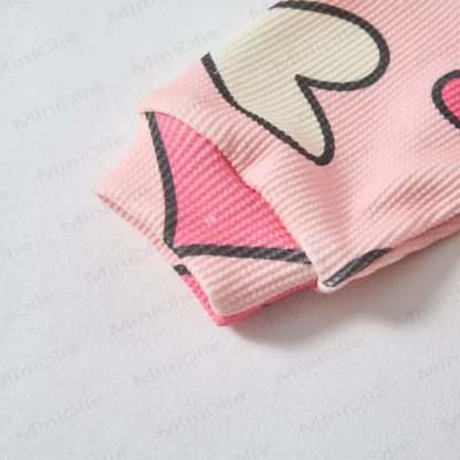 Baby Love Waffle 2-piece Pink Set - image 4
