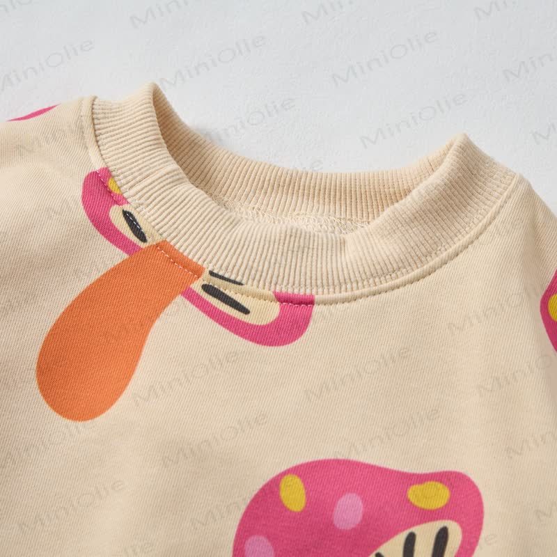Baby Beige Pink Mushroom 2-piece Set - image 6