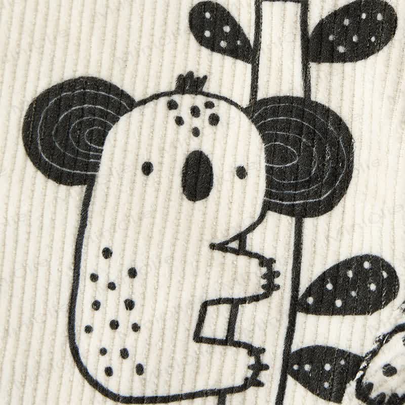 Baby Toddler Beige Animal Cord Pants - image 6