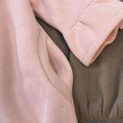 Toddler Girl 3D Bow Solid Color Puff Sleeve Dress - image 7