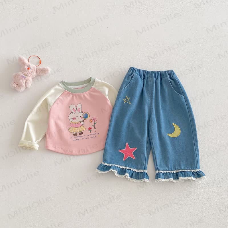 Baby Toddler Girl Denim Pants - image 2