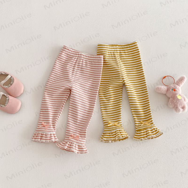 Baby Toddler Girl Lace Top/Bow Leggings - image 2