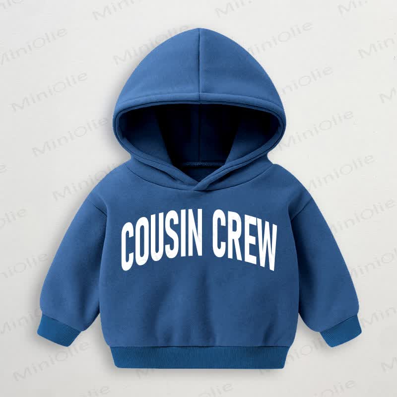 COUSIN CREW Baby Toddler Blue Hoodie Sweatshirt - Blue - 3-5T - image 1