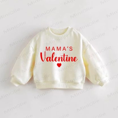 MAMA'S VALENTINE Baby Toddler Love Cream Sweatshirt - Cream - 3-5T - image 1
