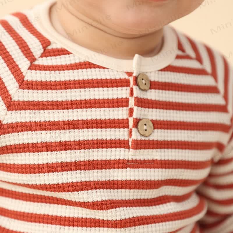 Baby Toddler Striped Cotton T-shirt - image 6
