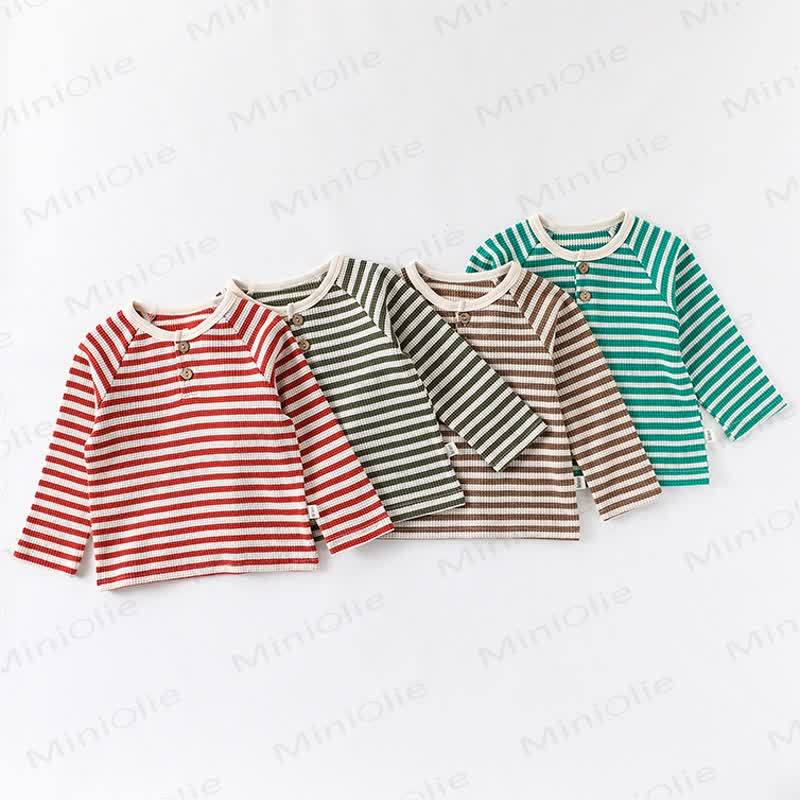 Baby Toddler Striped Cotton T-shirt - image 1
