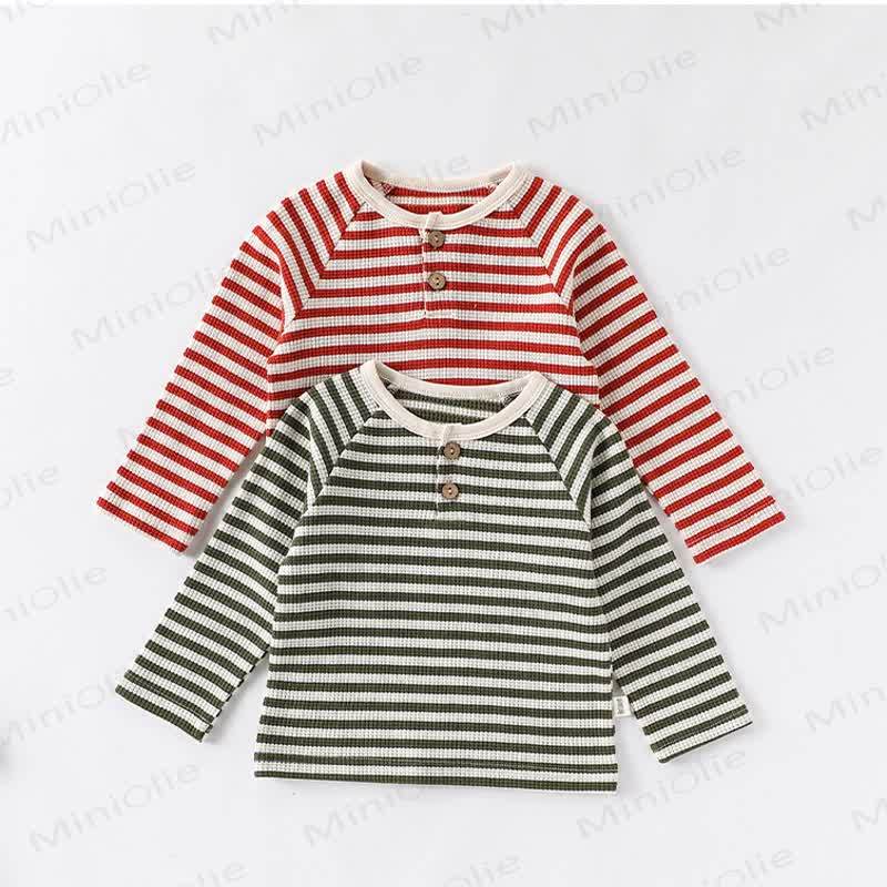 Baby Toddler Striped Cotton T-shirt - image 2