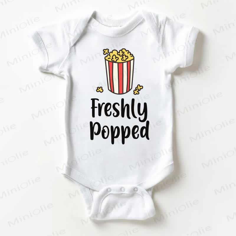FRESHLY POPPED Baby White Bodysuit - White - 18-24M - image 1