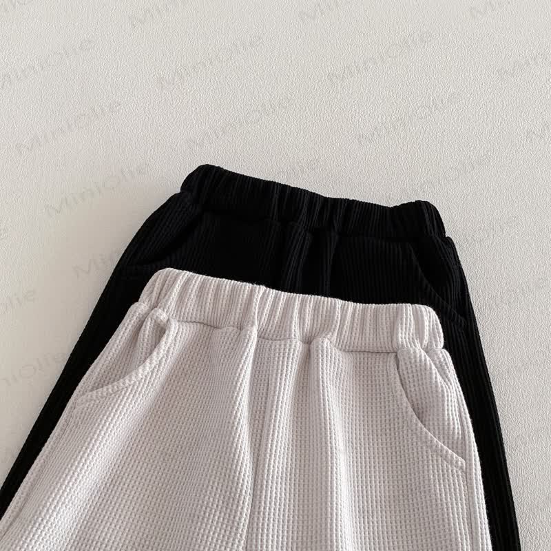 Baby Toddler Solid Color Stripe Shawl 2-piece Set - image 9