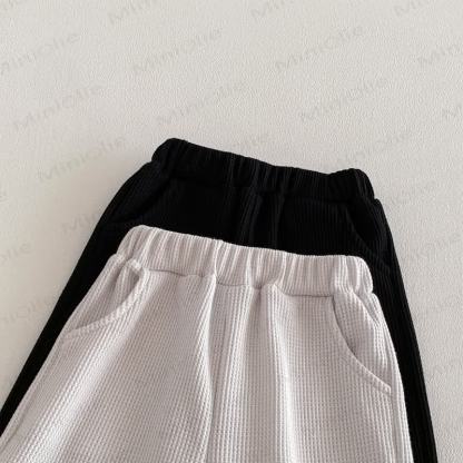 Baby Toddler Solid Color Stripe Shawl 2-piece Set - image 9