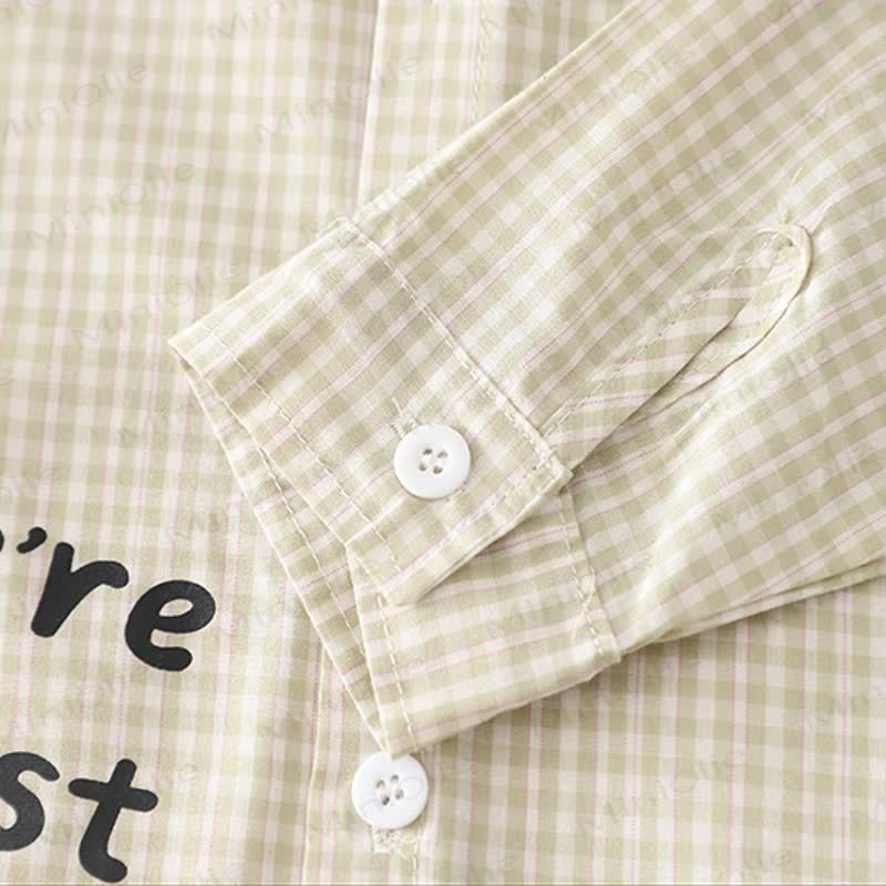 WE'RE BEST FRI Baby Toddler Boy Love Animal Plaid 2-piece Set - image 10