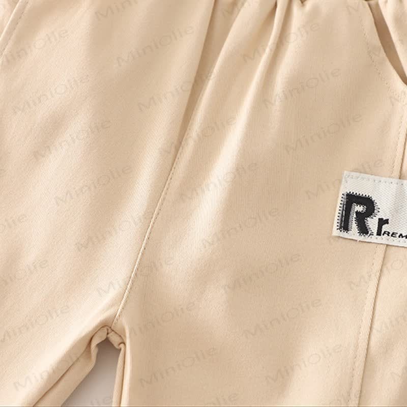 WE'RE BEST FRI Baby Toddler Boy Love Animal Plaid 2-piece Set - image 13