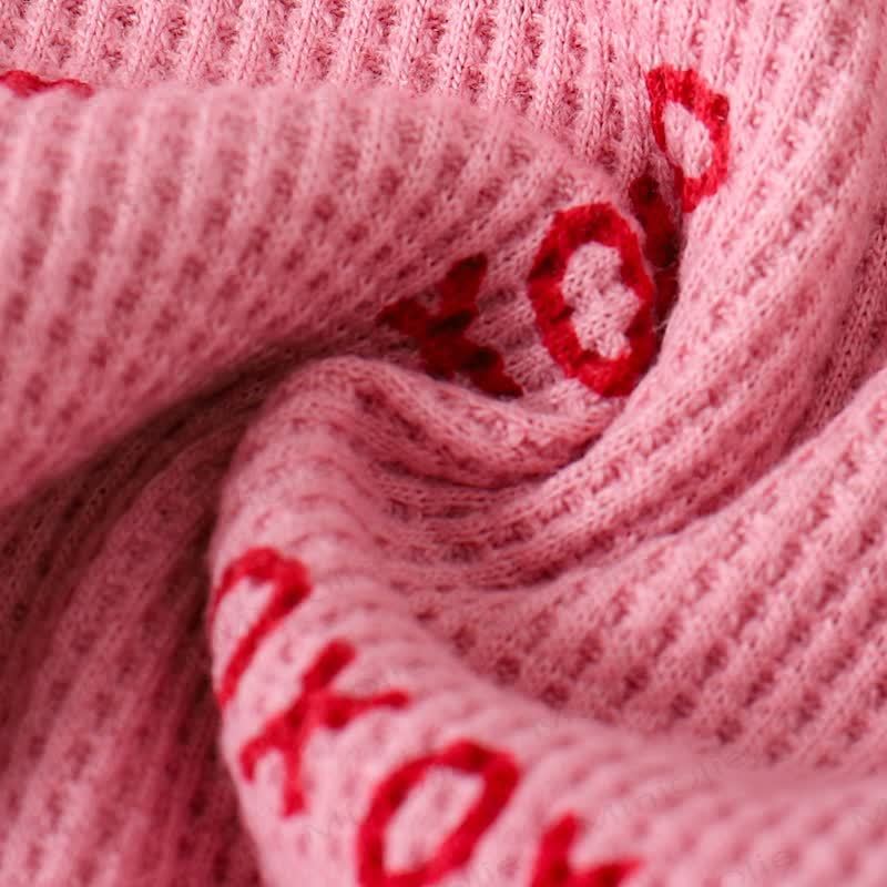 XOXO Baby Girl Bow Love Overalls - image 10