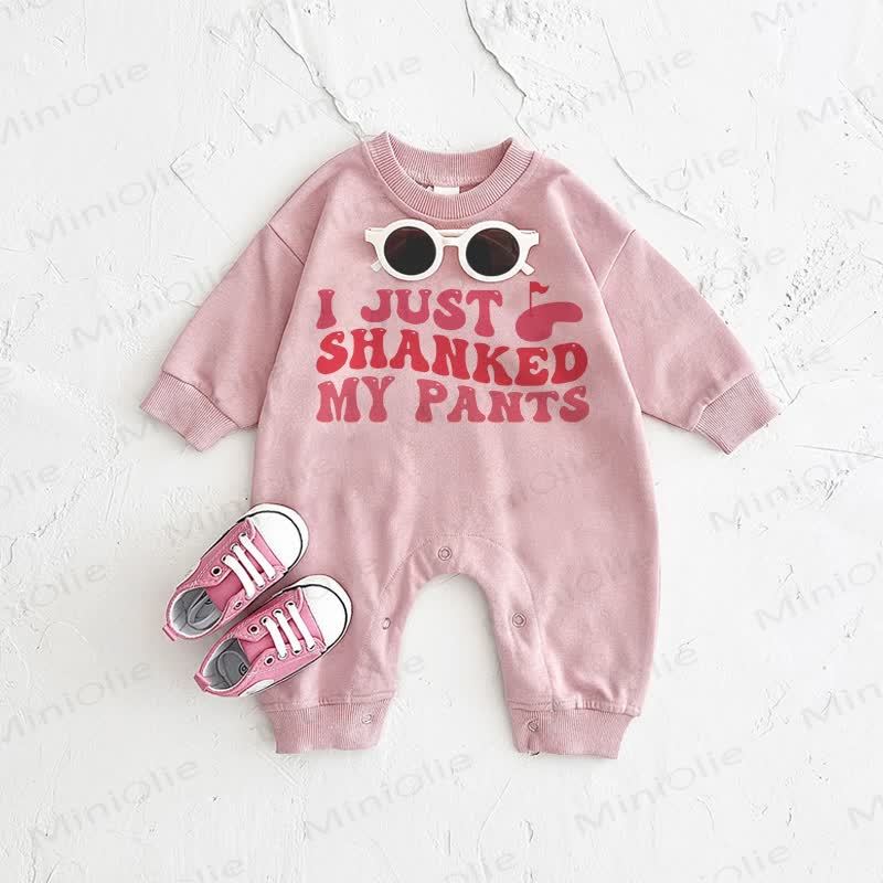 I JUST SHANKED MY PANTS Baby Pink Romper - Pink - 2-3T - image 1