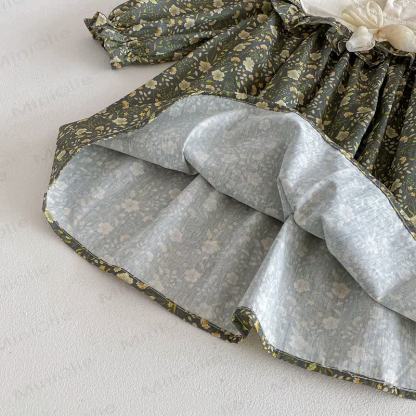 Toddler Kid Girl Floral Bow Dress - image 9