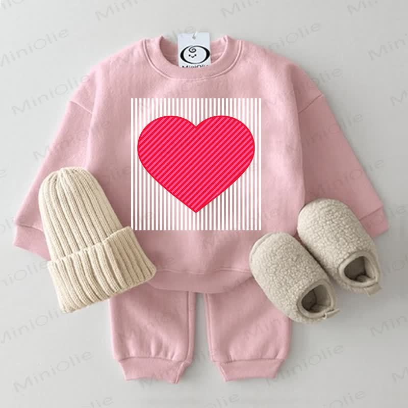 Baby Pink Love 2-piece Set - Pink - 2-3T - image 1