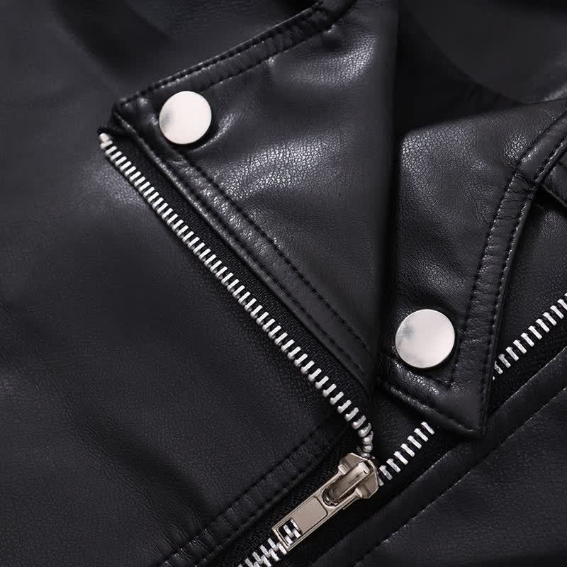 Toddler Girl Faux Leather Jacket - image 5